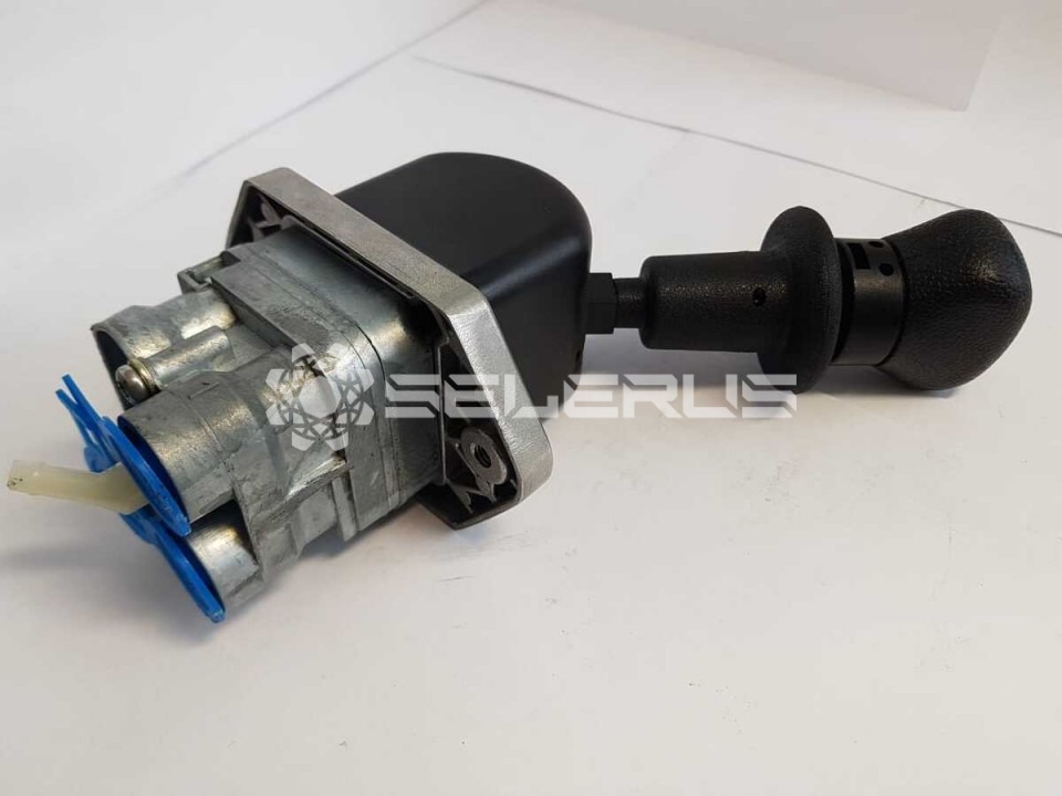 Ручной тормозной кран 3х выводной бпров WABCO аналоги SELERUS HBV351110, 9617231390 КАМАЗ 5460, 6520, МАЗ, Валдай, MAN, DAF